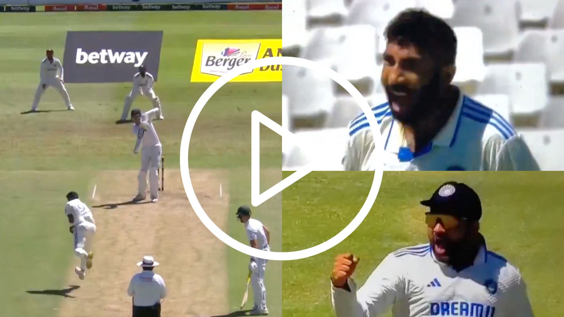 [Watch] Jasprit Bumrah, Rohit Sharma ‘Roared In Joy’ As Marco Jansen Departs